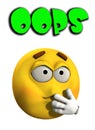 Oops 2 Royalty Free Stock Photo