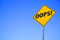 Oops Royalty Free Stock Photo