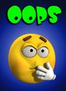 Oops 3 Royalty Free Stock Photo