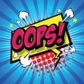 Oops! - Commic Speech Bubbe Royalty Free Stock Photo