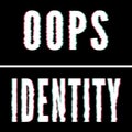 OOPS Identity slogan, Holographic and glitch typography, tee shirt graphic, printed design