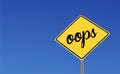Oops Royalty Free Stock Photo