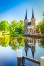 Oosrpoort gate in Delft, Netherlands