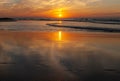 Oostende Beach Sunset, Flanders, Belgium