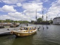 Oosterdock, Eastern dock view. Amsterdam, the Netherlands