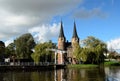 Oostpoort in historical Delft Royalty Free Stock Photo