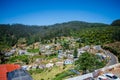 Ooty city aerial view, Ooty Udhagamandalam is a resort town in the Western Ghats mountains, Tamil Nadu. Royalty Free Stock Photo