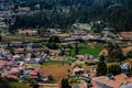 Ooty city aerial view, Ooty Udhagamandalam is a resort town in the Western Ghats mountains, Tamil Nadu. Royalty Free Stock Photo