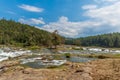 Ooty, India - March 14, 2016: Pykara waterfalls flows through Murkurti, Pykara and Glen Morgan dams