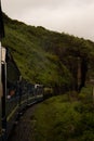 Ooty Tamil Naidu India 06 28 2022 train in the mountains nilgiri hills scene Royalty Free Stock Photo