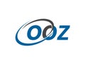 OOZ letter creative modern elegant logo design Royalty Free Stock Photo
