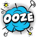 ooze Comic bright template with speech bubbles on colorful frames