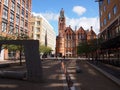 Oozells Square in Birmingham, England, looking towards the Ikon Gallery