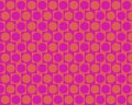 Op Art Alternated Octagons Magenta Orange