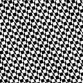 Op-art black and white pattern background