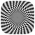Op art pattern.