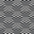 Op Art Zigzag Checks Pattern