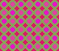 Op Art Superimposing Magenta And Green Losanges Royalty Free Stock Photo