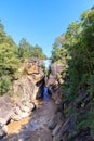 Op Luang National Park with Mae Chaem river and canyon cliff