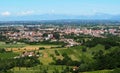 Top view of Cividale del Friuli, a tourist destination town in north east Italy