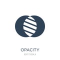 opacity icon in trendy design style. opacity icon isolated on white background. opacity vector icon simple and modern flat symbol Royalty Free Stock Photo