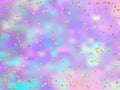 Opal gemstone background. Simulated glitter on faux iridescent opal texture . Trendy Vector template for holiday designs