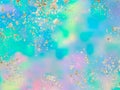Opal gemstone background. Simulated glitter on faux iridescent opal texture . Trendy Vector template for holiday designs