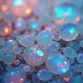 Opal gemstone with iridescent multicolor glowing mineral patterns Royalty Free Stock Photo