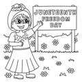 Opal Lee Grandmother of Juneteenth Coloring Page