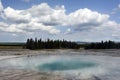 Opal Pool, Grand Prismatic Spring, Yellowstone National Park Royalty Free Stock Photo