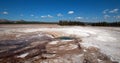 Opal Pool in Yellowstone National Park in Wyoming Royalty Free Stock Photo