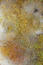 Opalescent glitter for colorful background