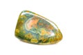 Opaque tumbled ocean jasper colourful chalcedony crystal