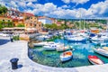 Opatija, Croatia. Popular tourist resort on Adriatic Sea coastline