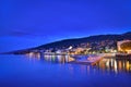 Opatija by night, Croatia Royalty Free Stock Photo