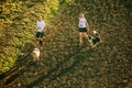 OPATOV, CZECHIA - September 5 2020: Hard Dog Race, difficult obstacle race for the public in tandem with the dog