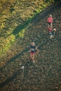 OPATOV, CZECHIA - September 5 2020: Hard Dog Race, difficult obstacle race for the public in tandem with the dog