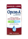 Opcon-A eyedrops by Bausch + Lomb in box Royalty Free Stock Photo