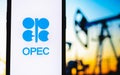 OPEC logo on the smartphone screen.