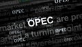 OPEC Oil Petroleum Exporting headline titles media 3d illustration