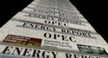 OPEC Oil Petroleum Exporting newspaper printing media