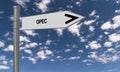 Opec traffic sign