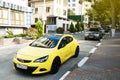 Opel Astra hatchback parked in Sochi Royalty Free Stock Photo