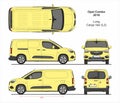 Opel Combo Cargo Van L2 2018-present Royalty Free Stock Photo