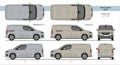 Opel Combo Cargo Van L1, L2 2018-present Royalty Free Stock Photo