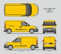 Opel Combo 2016 L2H1 Professional Delivery Van Royalty Free Stock Photo