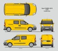 Opel Combo 2016 L2H1 Professional Delivery Van Royalty Free Stock Photo