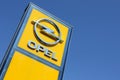 Opel dealership sign Royalty Free Stock Photo