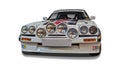 Opel Manta 400 on white background