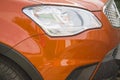 Opel Mokka front headlight Royalty Free Stock Photo